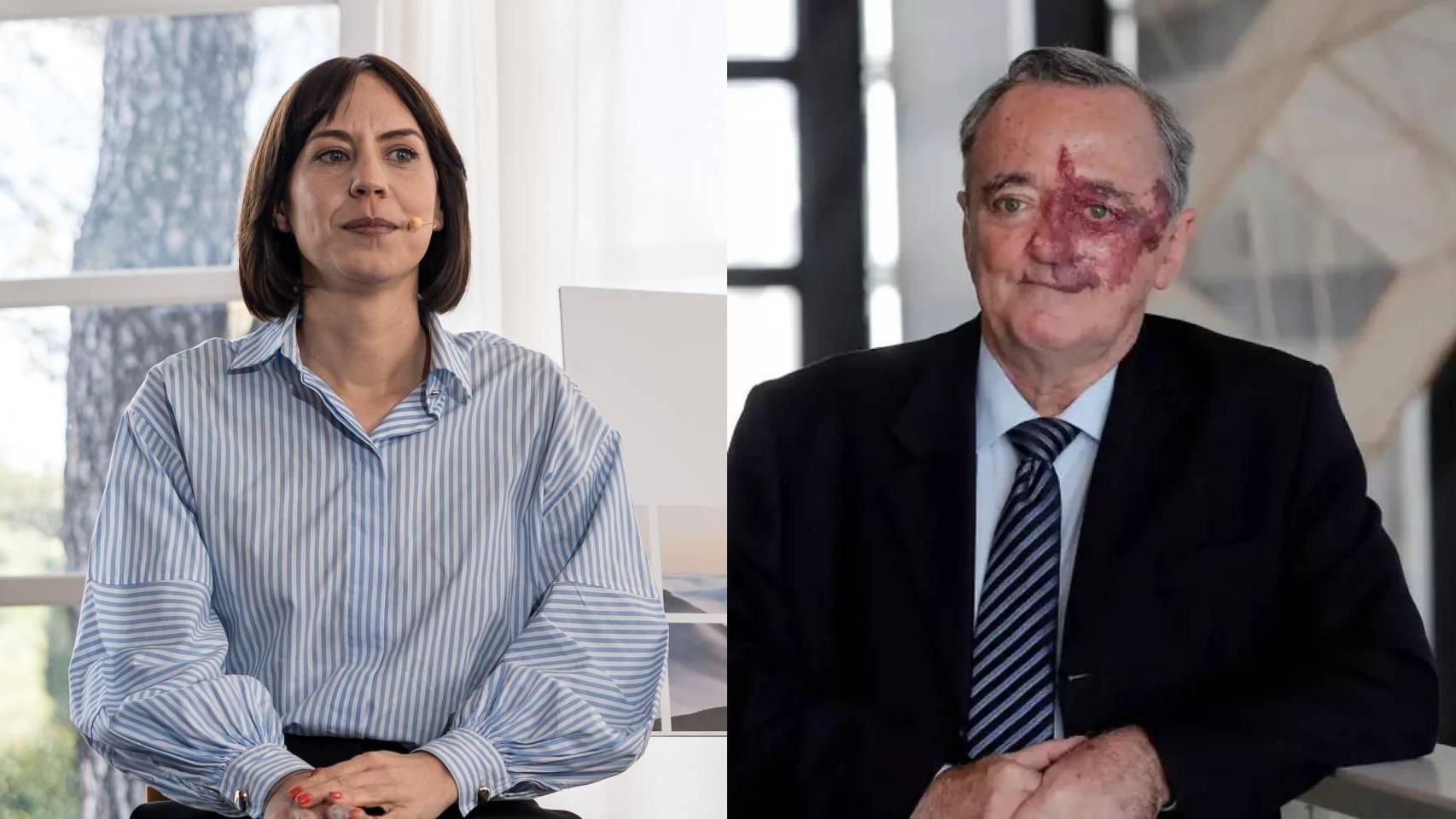 La ministra de Ciencia, Innovación y Universidades, Diana Morant, y el oncólogo Mariano Barbacid.