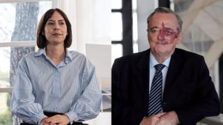 La ministra de Ciencia, Innovación y Universidades, Diana Morant, y el oncólogo Mariano Barbacid.