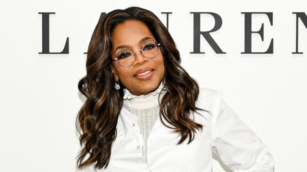 Oprah Winfrey en un evento de Ralph Lauren.