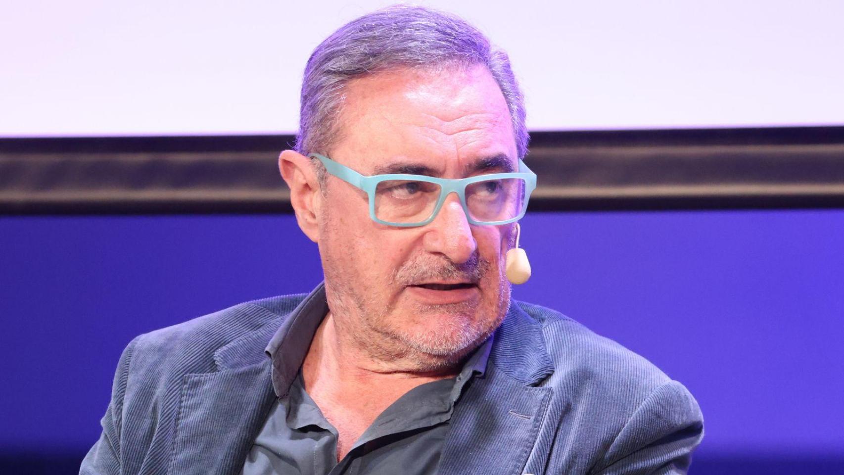 Carlos Herrera, en un acto celebrado con motivo del Día de la Radio, en 2023.