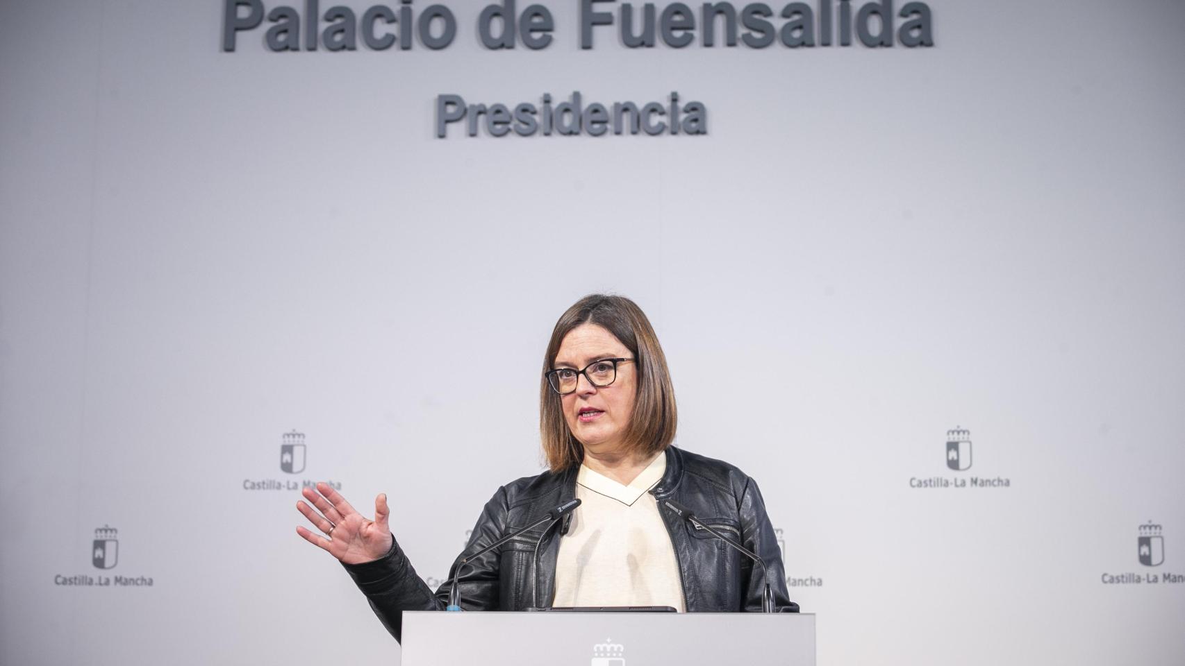 Esther Padilla, consejera portavoz del Gobierno de Castilla-La Mancha. Foto: JCCM.
