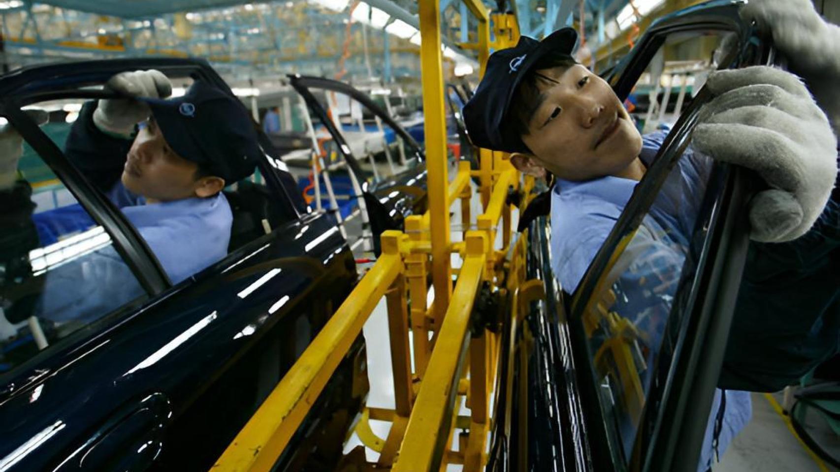 Fabricación de un coche.