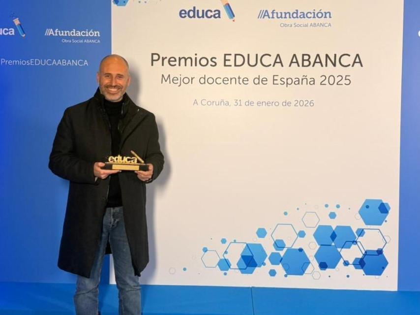 Ricardo Acosta, premios Educa ABANCA. Cedida