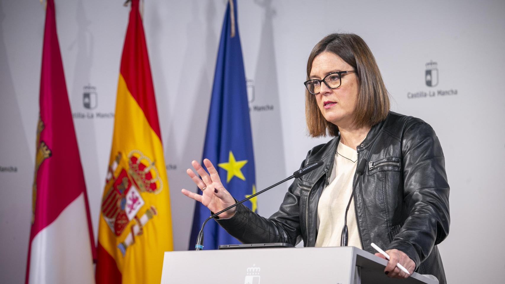 Esther Padilla, consejera portavoz del Gobierno de Castilla-La Mancha. Foto: JCCM.