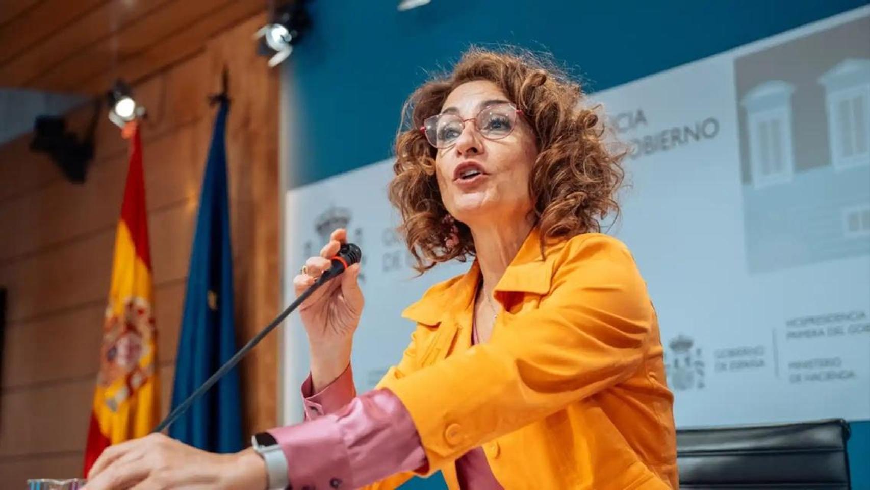 La vicepresidenta del Gobierno, María Jesús Montero.