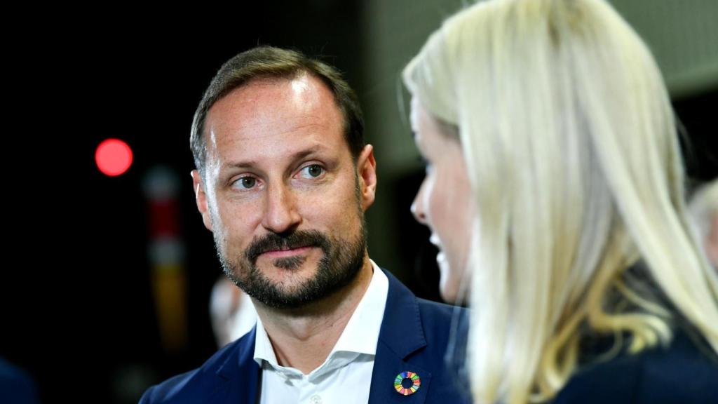 Haakon de Noruega junto a Mette-Marit en una imagen de archivo.