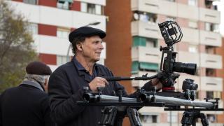 José Luis Guerin durante el rodaje de 'Historias del buen valle'. Foto: Óscar F. Orengo / Los Ilusos