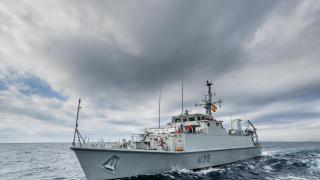 Cazaminas 'Duero' en el Mediterráneo