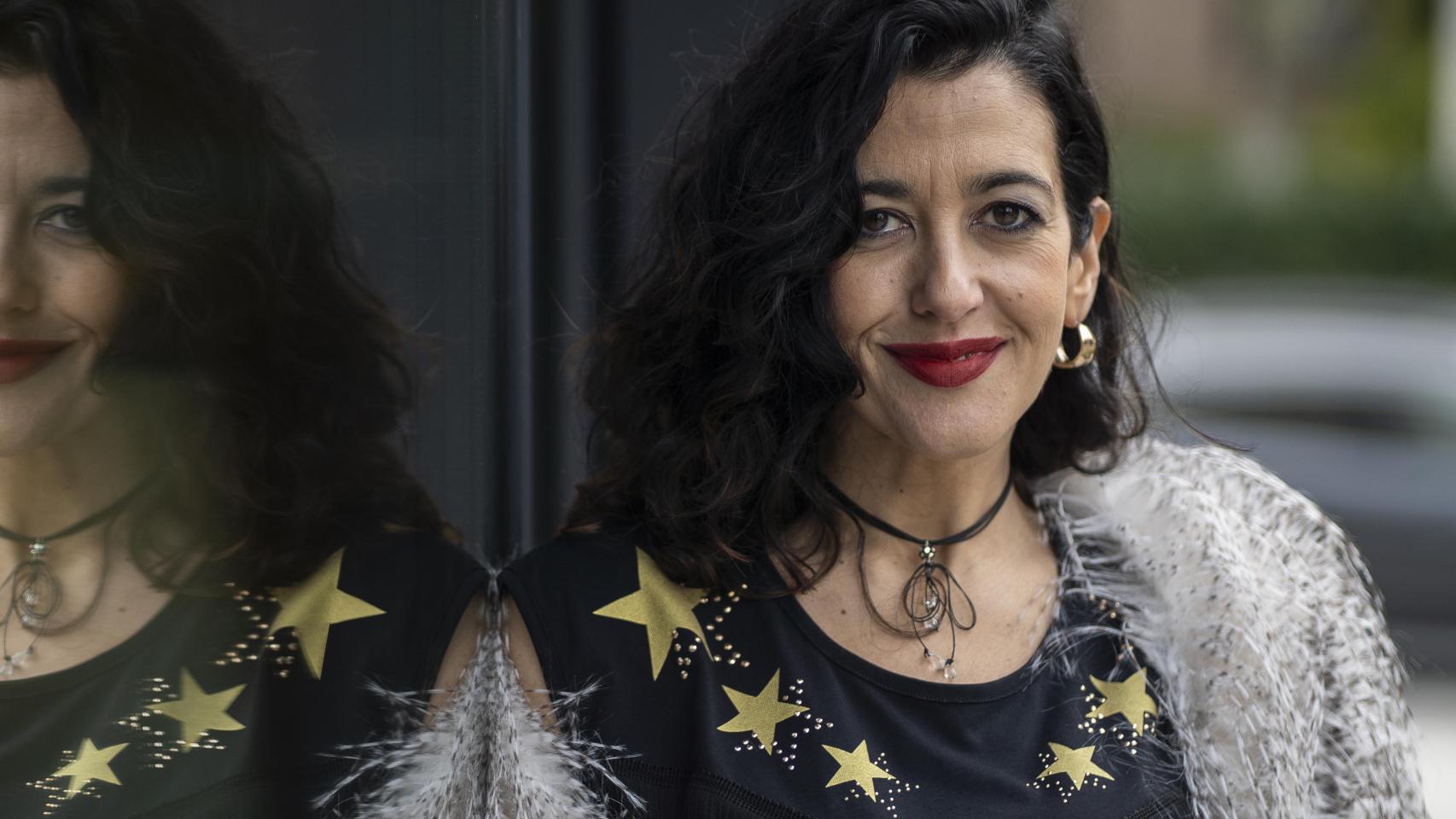 La cantante Lucía Pérez, en la sede de EL ESPAÑOL.