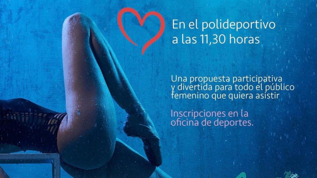 Cartel de la polémica. Foto: PSOE Alovera.