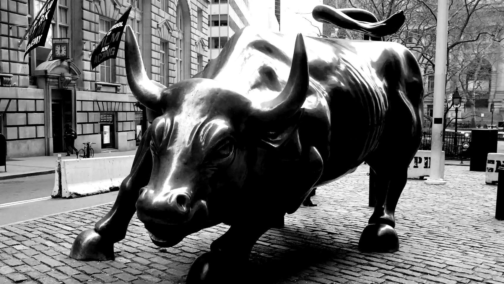 Estatua del toro en Wall Street