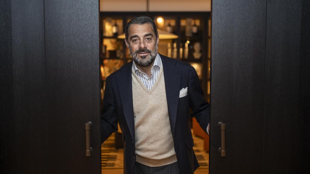 Vicente Cebrián-Sagarriga en la sede madrileña de Marqués de Murrieta.