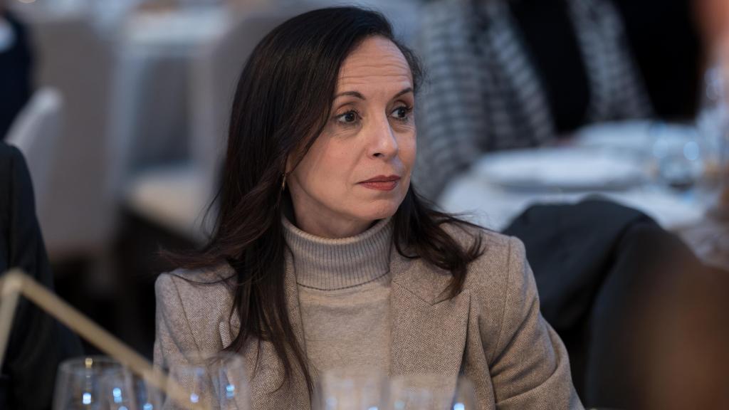 Beatriz Corredor, presidenta de Redeia, en la junta de accionistas de la compañía de 2025