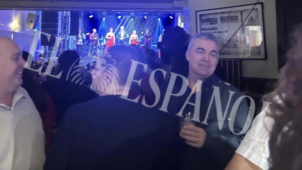 Santos Cerdán en el casino de Milagro.