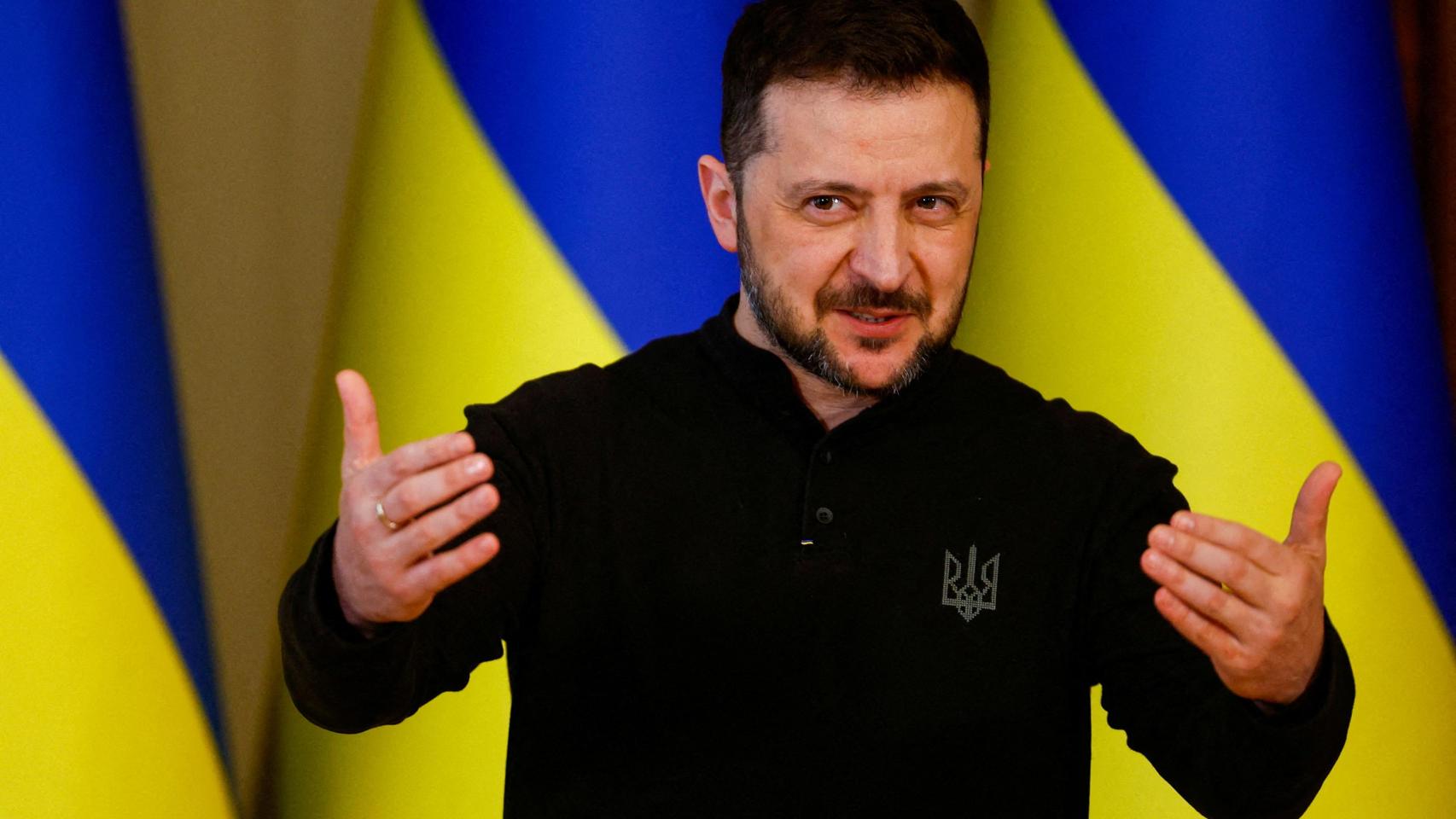 El presidente ucraniano Volodímir Zelenski.