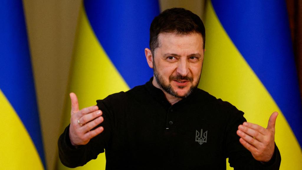 El presidente ucraniano Volodímir Zelenski.