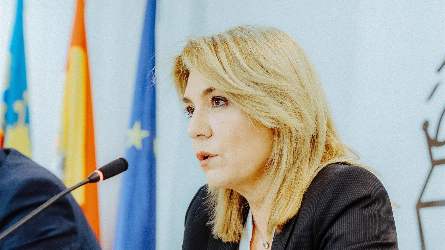 Susana Camarero, tras un pleno del Consell. Roberto Plaza / EP