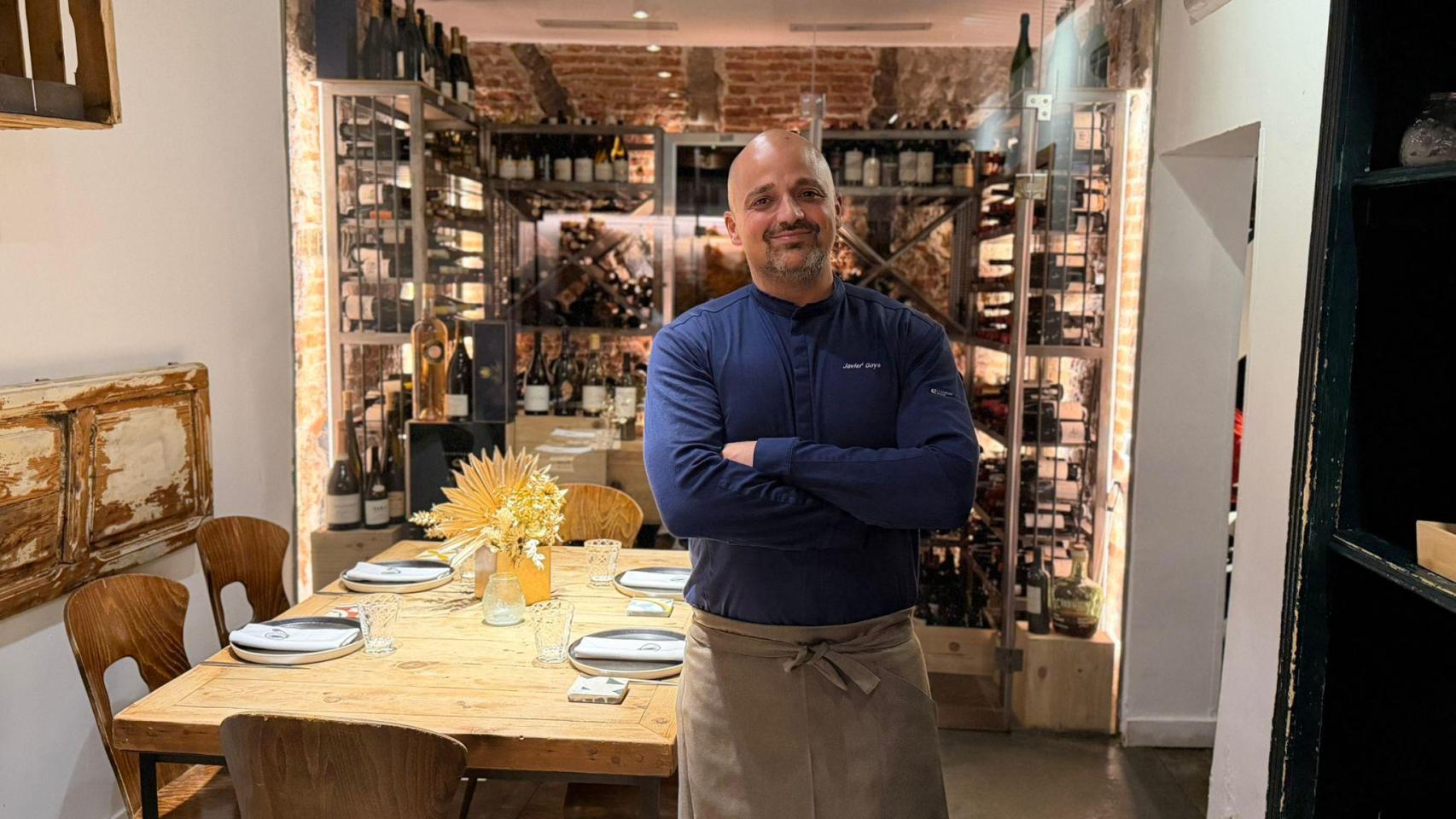 El chef Javier Goya en Triciclo.