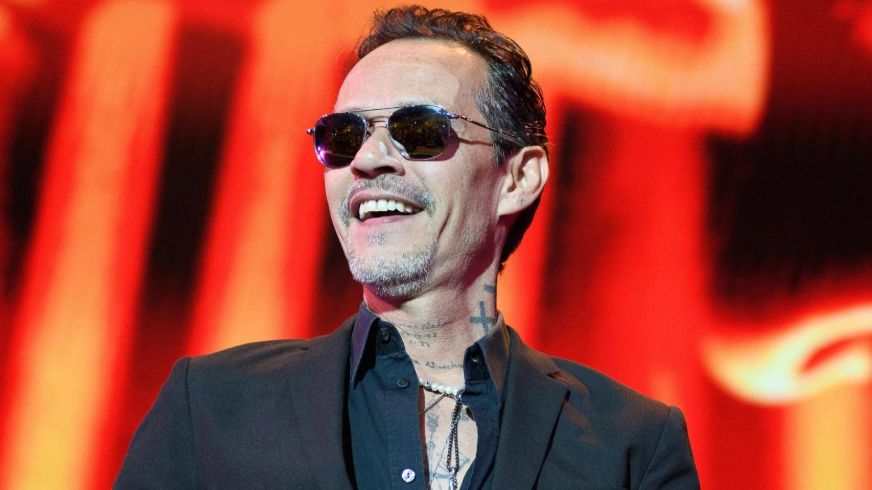 Marc Anthony en su concierto en Madrid en 2025.