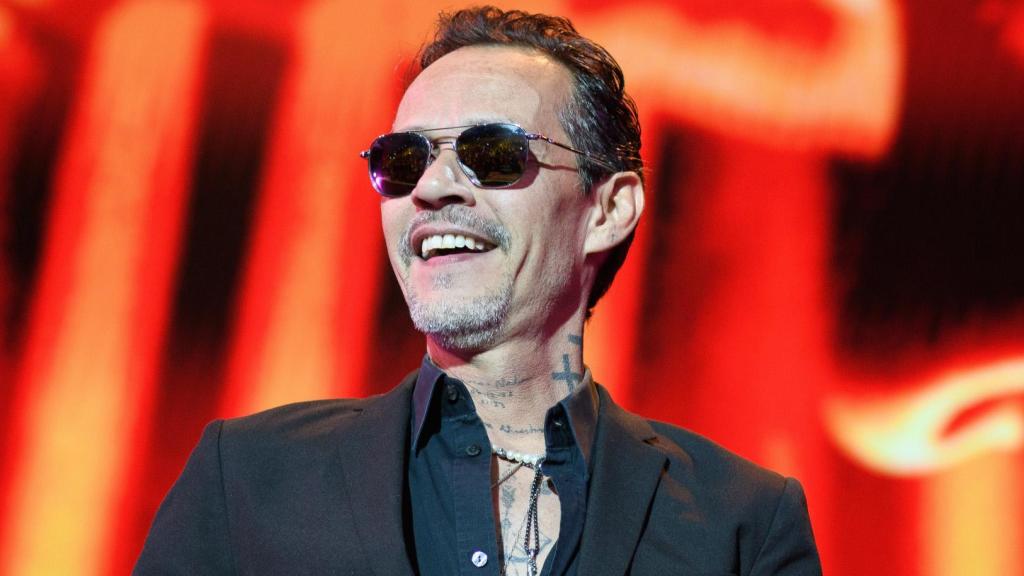 Marc Anthony en su concierto en Madrid en 2025.