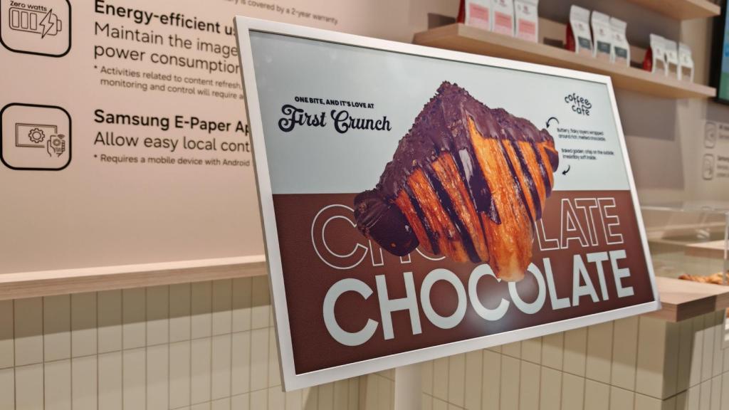 Pantalla Samsung E-Paper de tinta electrónica.