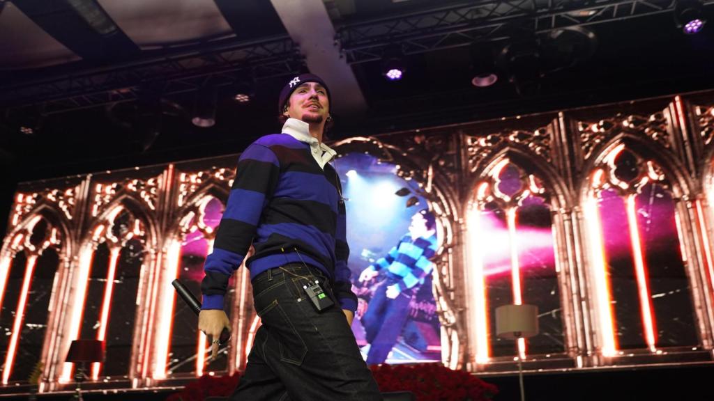 D. Valentino en su fin de gira en Valencia.