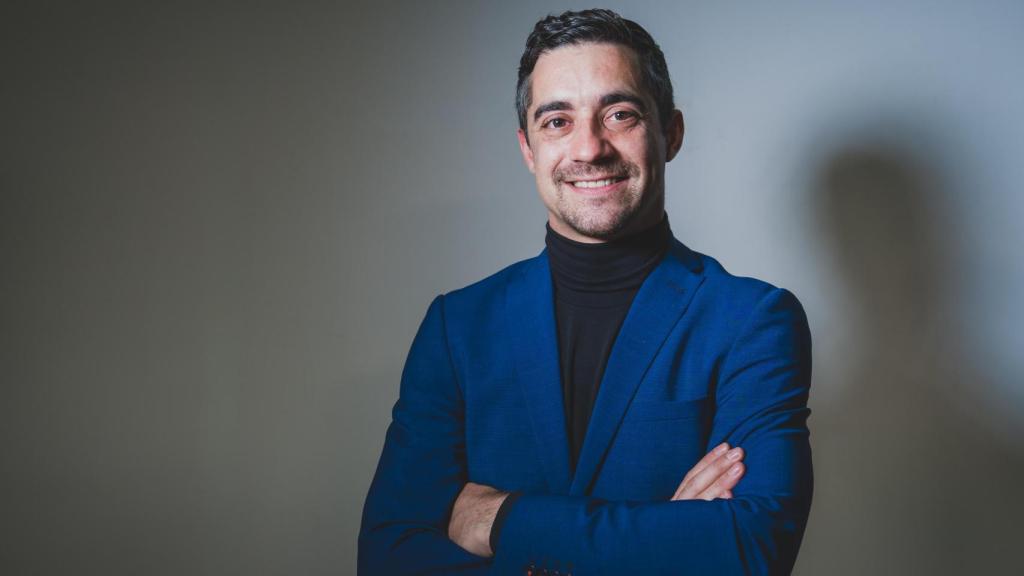 Javier Fernández, durante la entrevista con EL ESPAÑOL.