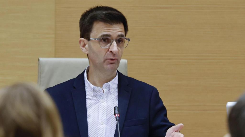 José Pablo López, presidente de RTVE, en una reciente comparecencia en el Congreso