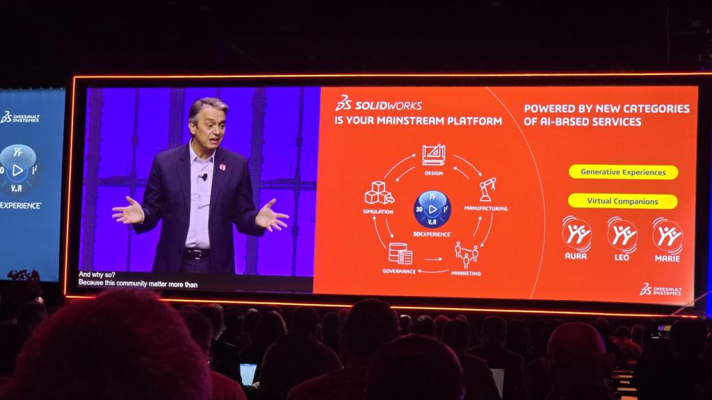 Pascal Daloz, CEO de Dassault Systèmes (DS), en el 3DExperience World, celebrado en Houston.