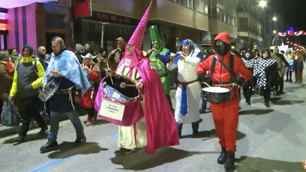 Una imagen de archivo del Carnaval de Aranda de Duero