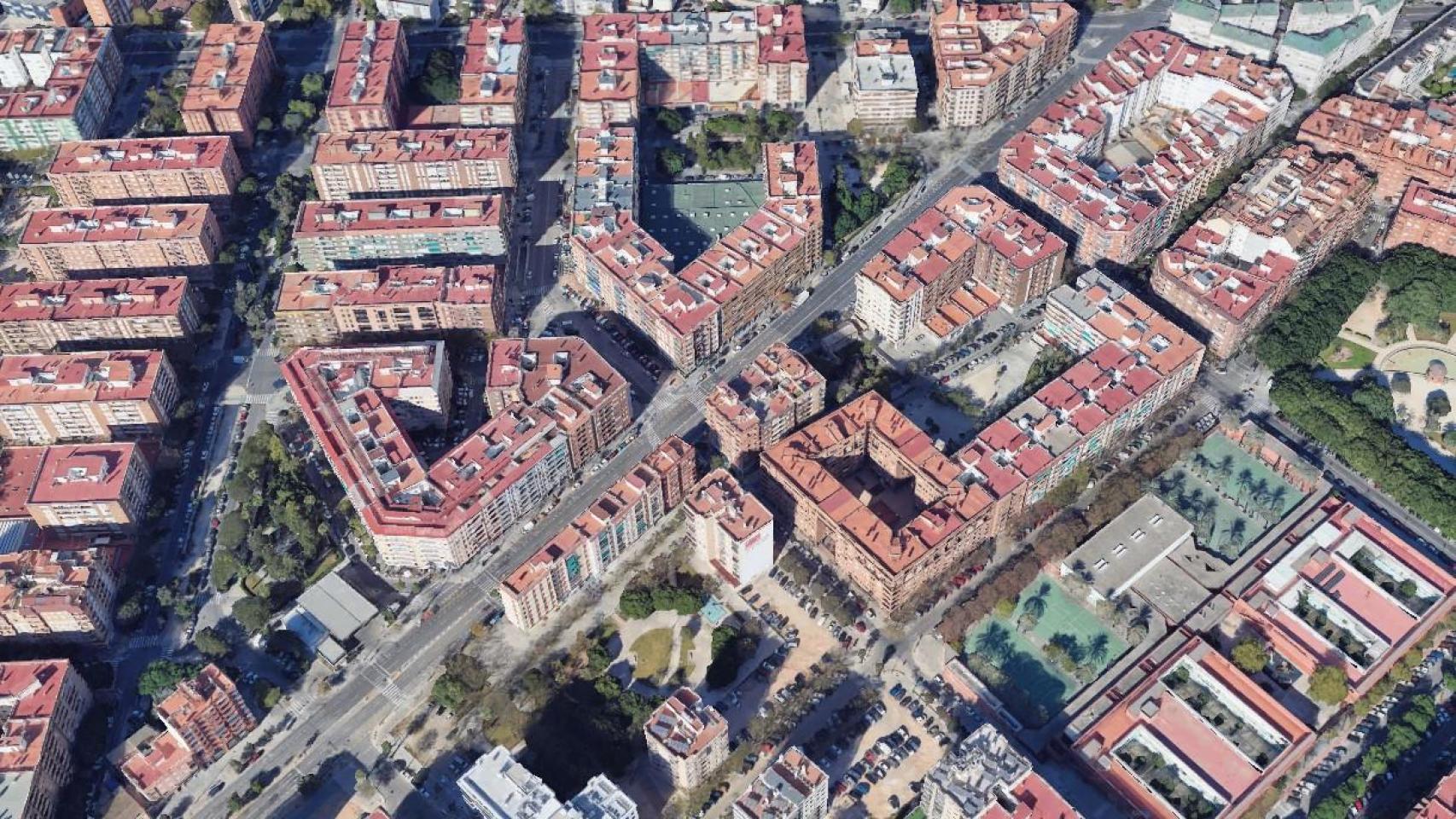 El barrio de Patraix en Valencia. EE