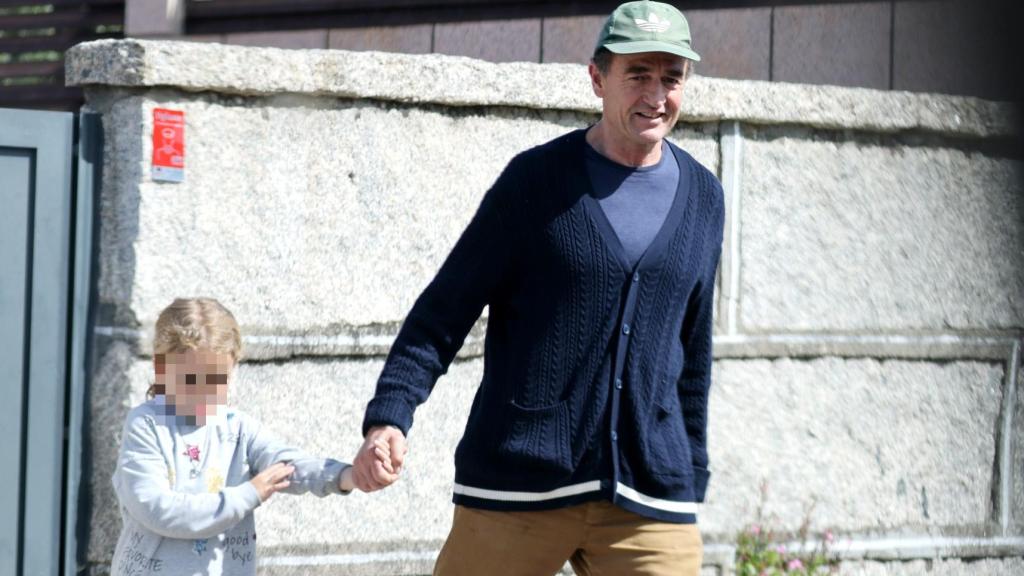 El conde italiano junto a su hija Ginevra, en una fotografía captada hace un tiempo, en Madrid.