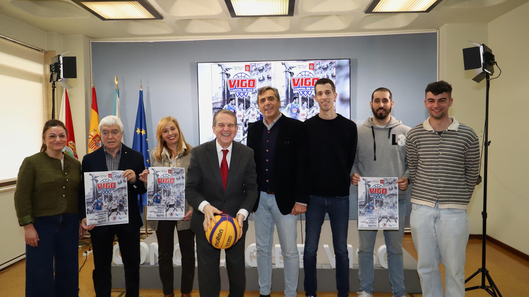 Presentación del torneo Vigo, capital do basket 3x3