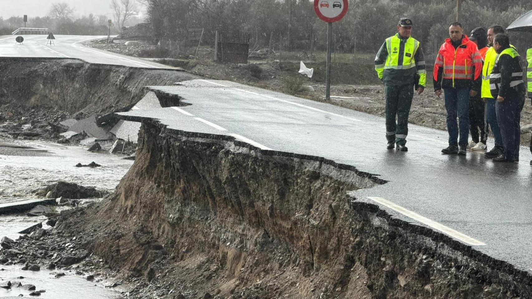 Los estragos de la borrasca Leonardo
