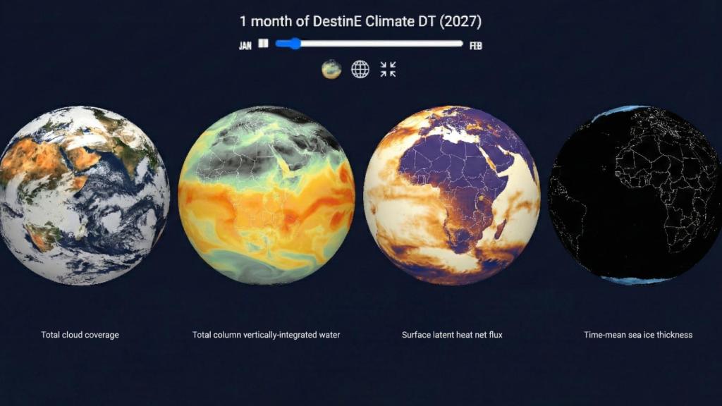 Diferentes representaciones digital de la Tierra