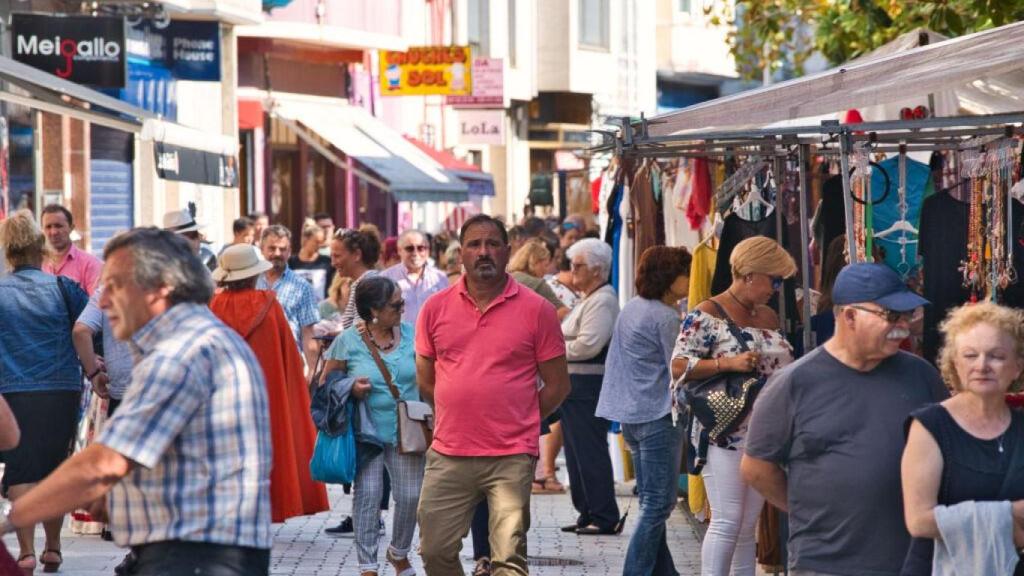 Imagen de archivo de una feria en Sada.