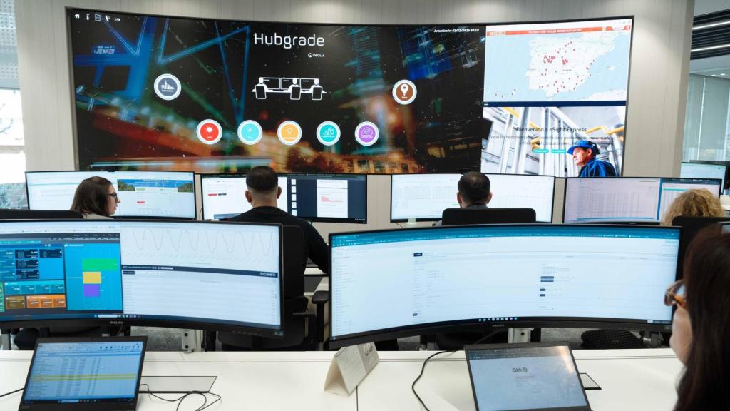 Hubgrade de Veolia en Madrid.