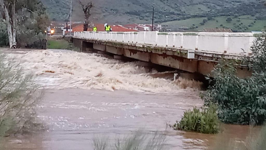 Imagen que deja el paso de Leonardo por la provincia de Ciudad Real.
