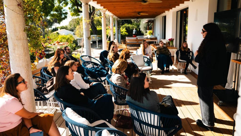 Uno de los encuentros de Women Leaders Retreat 2026 en Villa La Pereza en Marbella.