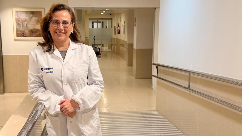 La doctora Sánchez Simonet internista del Vithas Málaga.