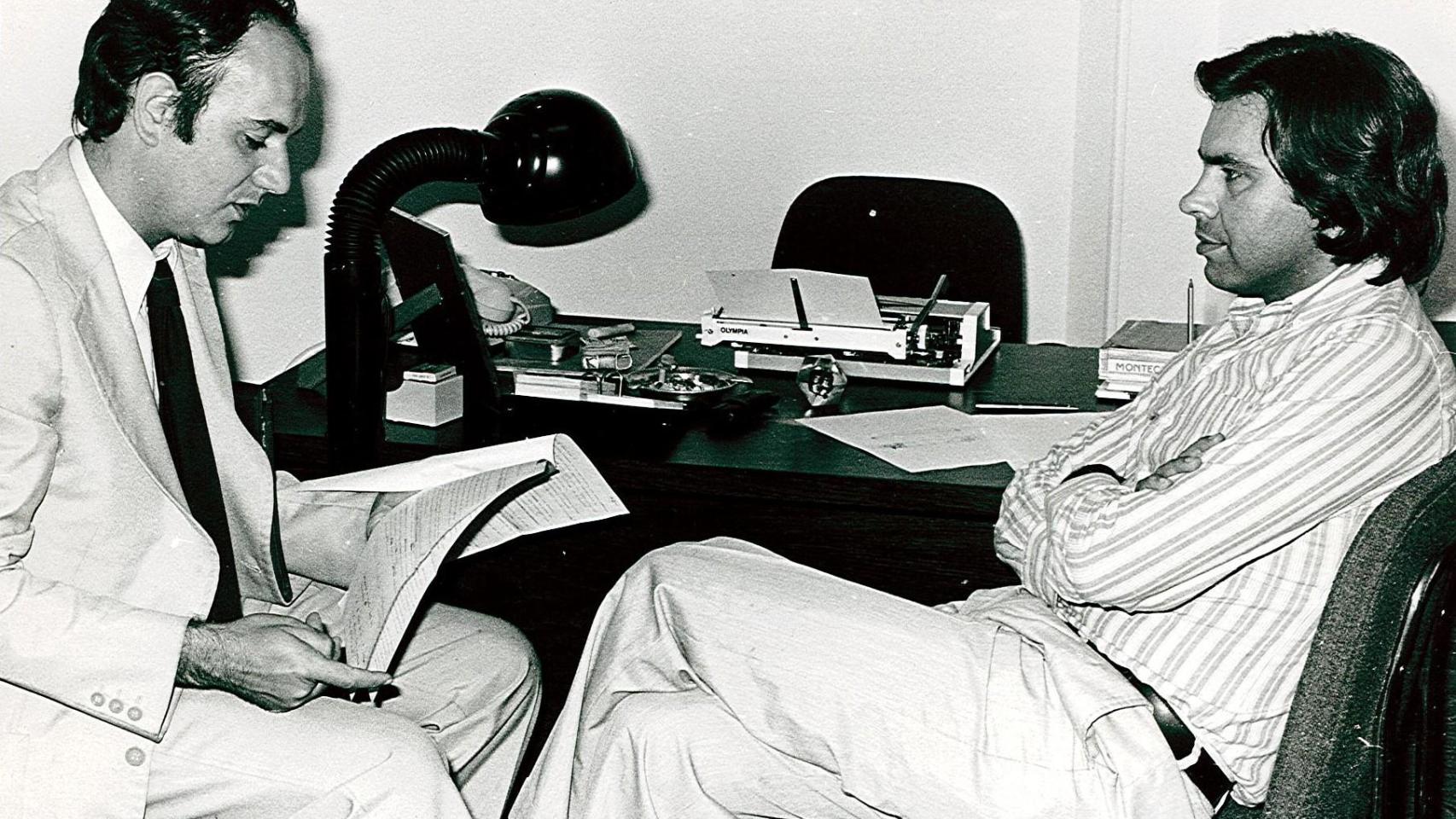 Fotografia entrevista a Felipe Gonzalez.