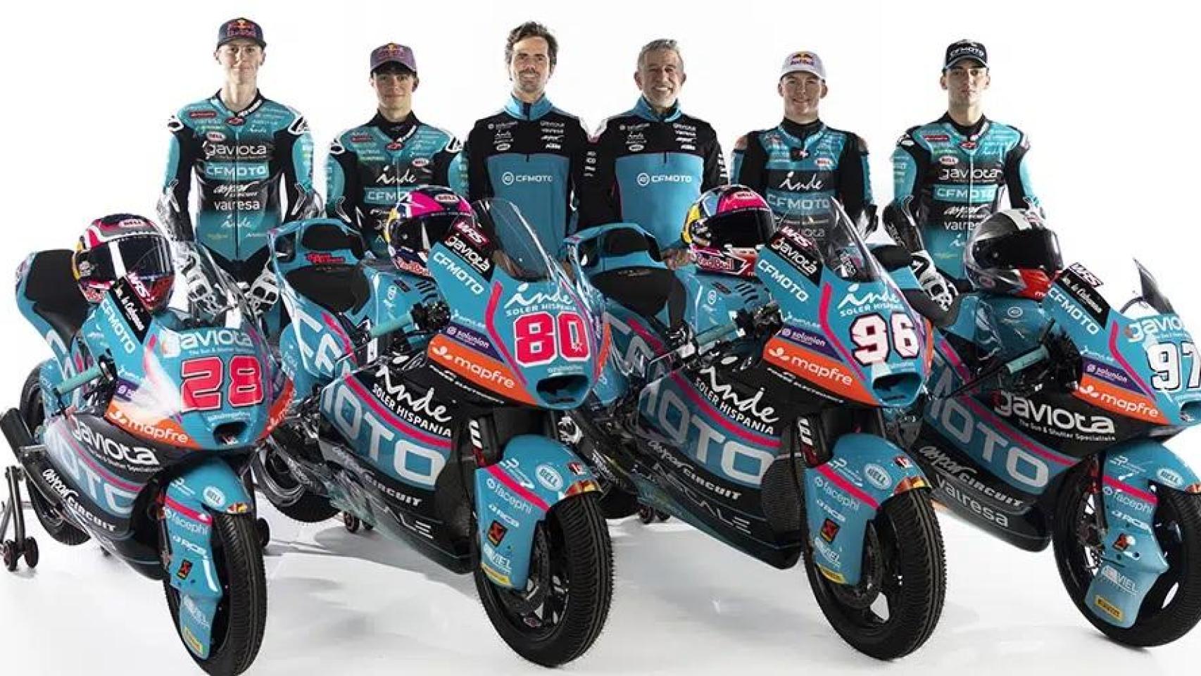 Mapfre, nuevo en patrocinador del CFMOTO Aspar Team.