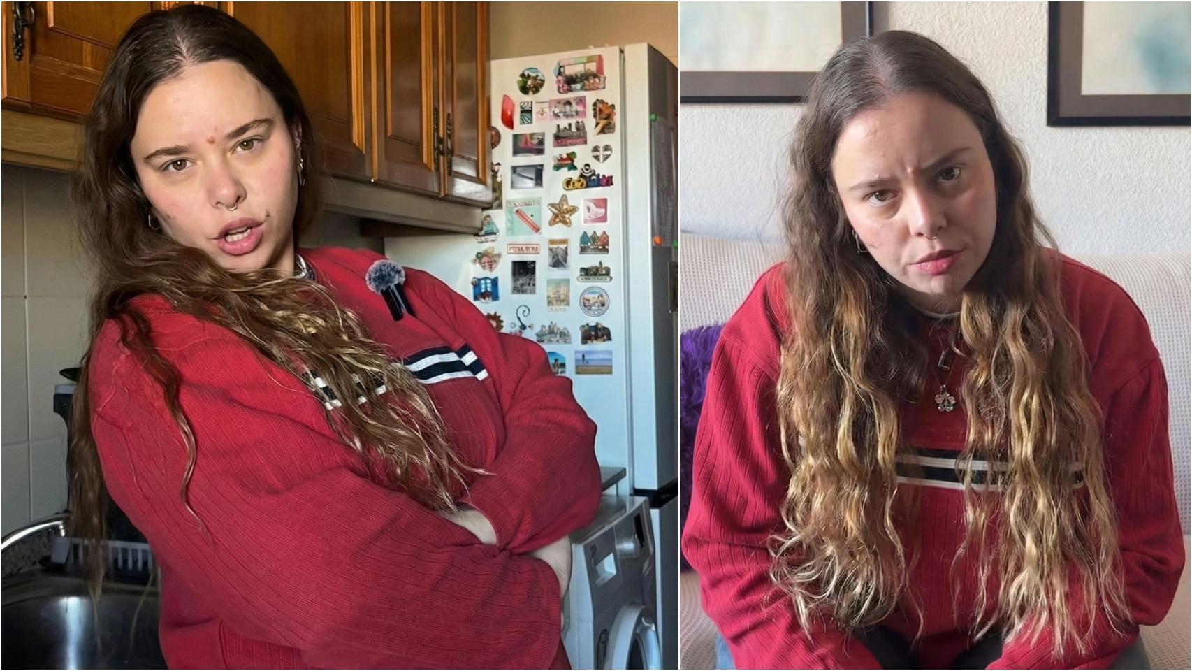 Laura Bellido, joven valenciana harta del alquiler. EE