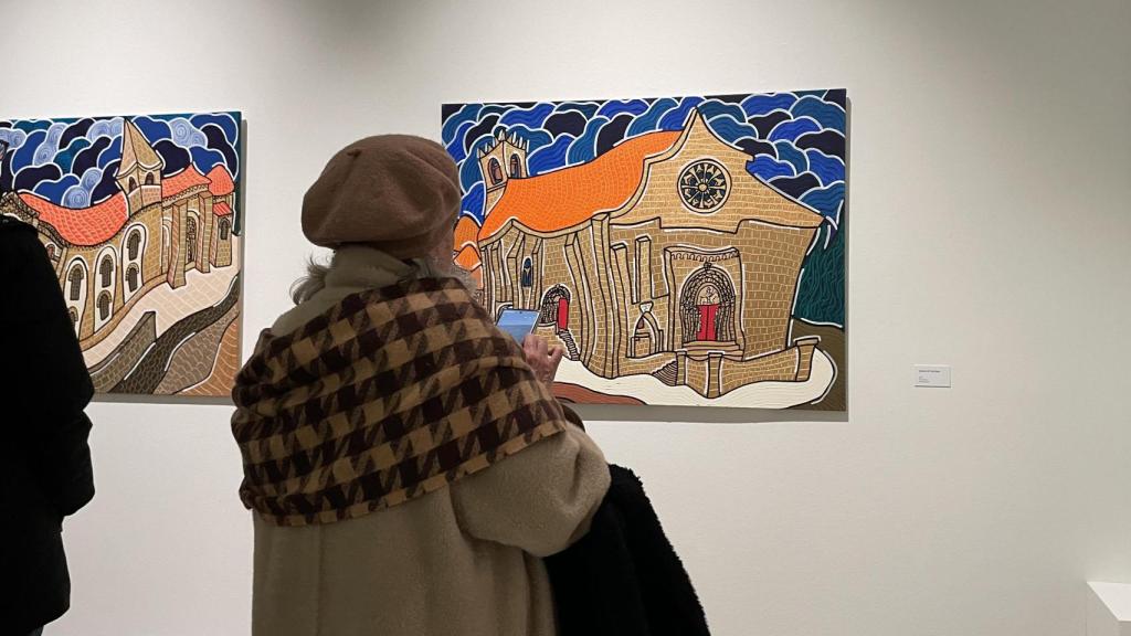 Exposición 'A Coruña, arte y texturas' en Afundación