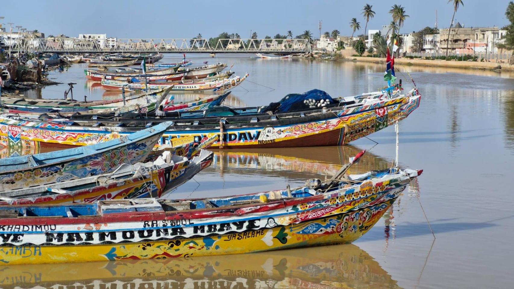 La playa de Saint-Louis va perdiendo, con el paso de los años, terreno.