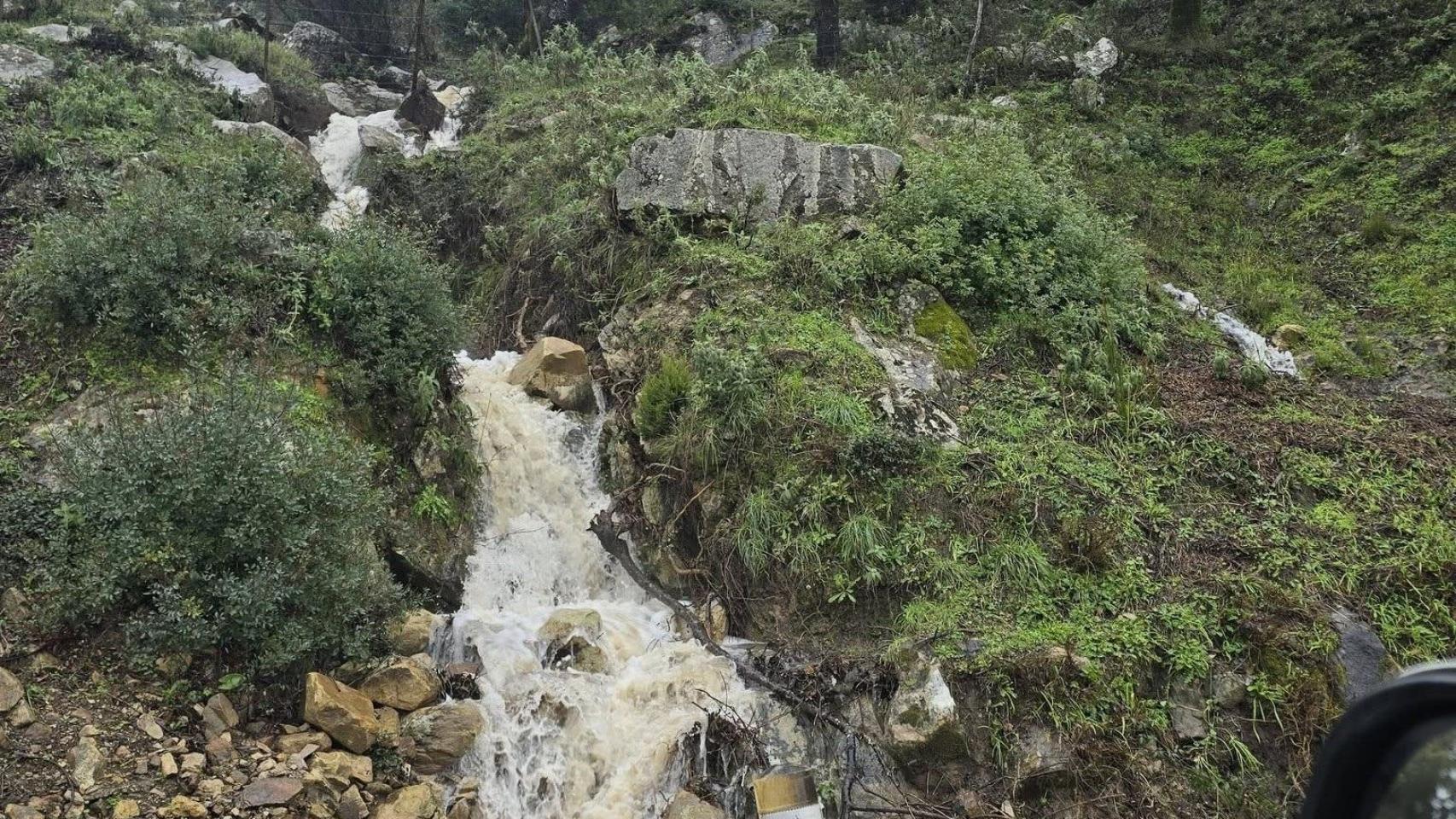 El paso de la borrasca Leonardo por Málaga.