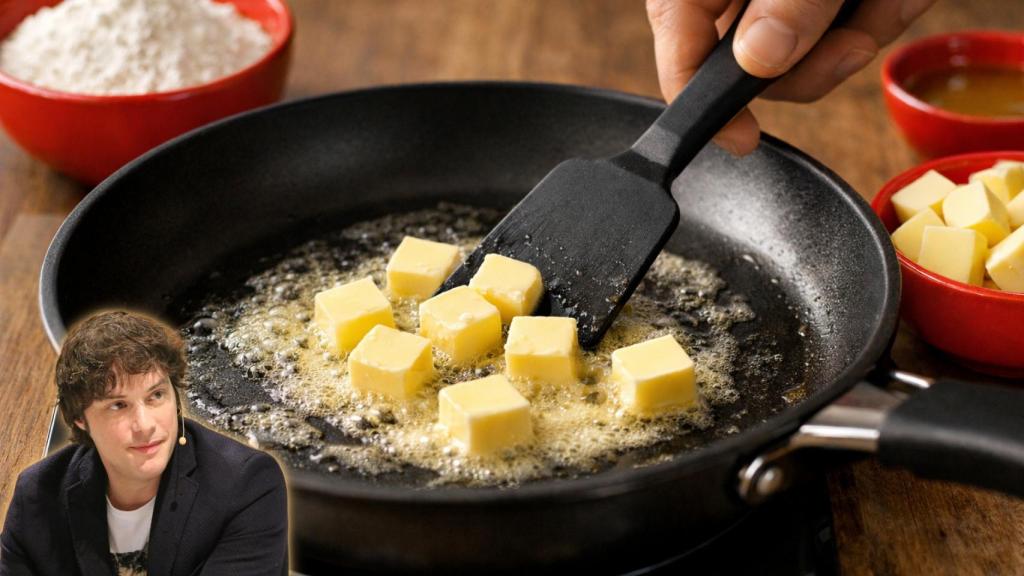 Jordi Cruz (47), chef: Para que la mantequilla no se queme en la sartén, la solución son estos 2 sencillos pasos previos