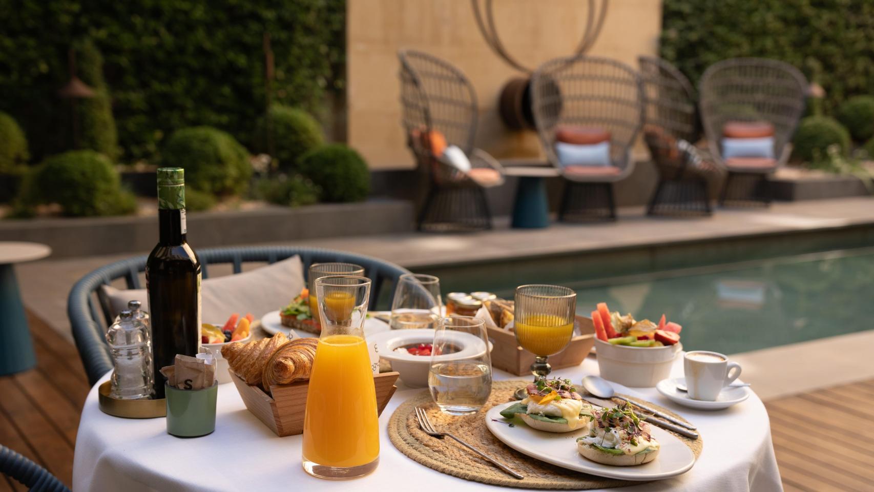 El desayuno de CoolRooms Palacio de Atocha.