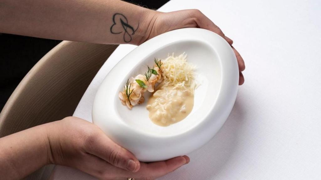 Falso risotto de navajas.