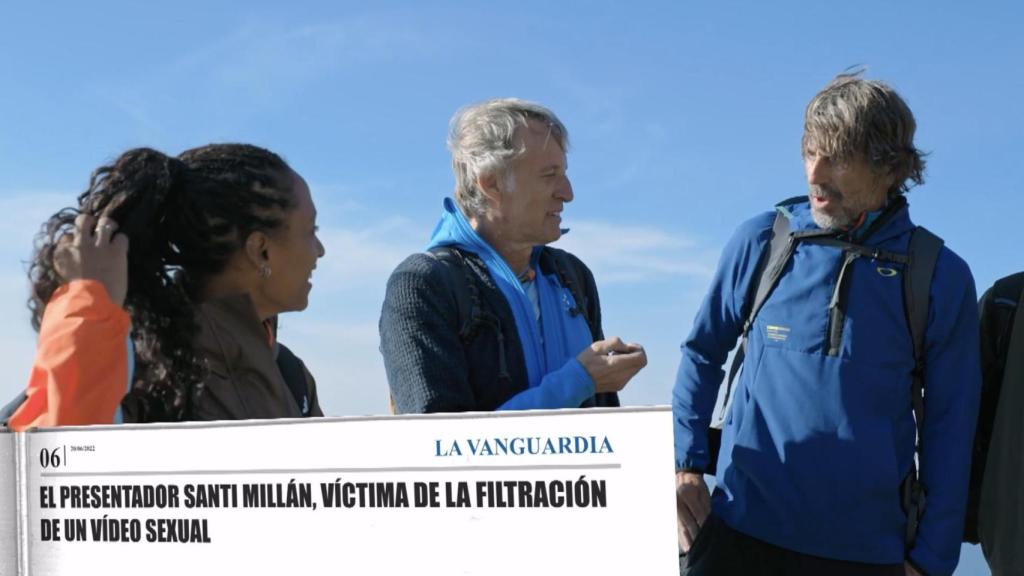 Santi Millán, Ana Peleteiro y Jesús Calleja en 'Universo Calleja'